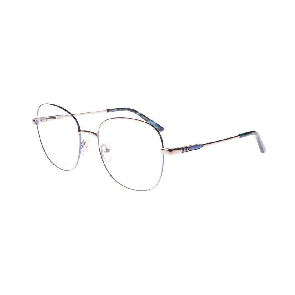 NEW Thin & Light QUILL Rose Gold & Blue KITE Eyeglasses 53/18/140